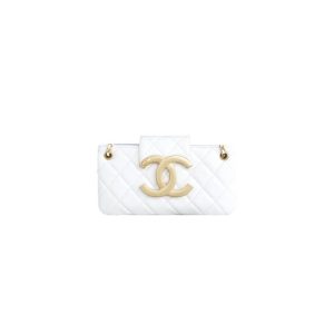 Ch*el mini flap with top handle