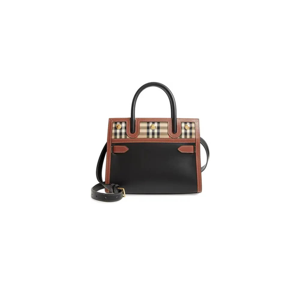 Mini Vintage Check Two Handle Title Bag